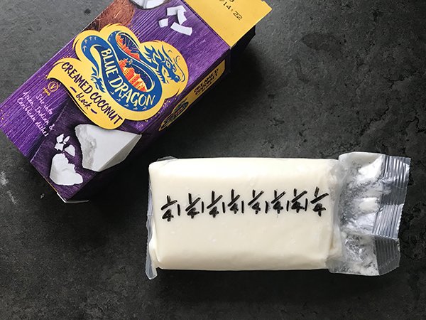 Creamed Coconut Block