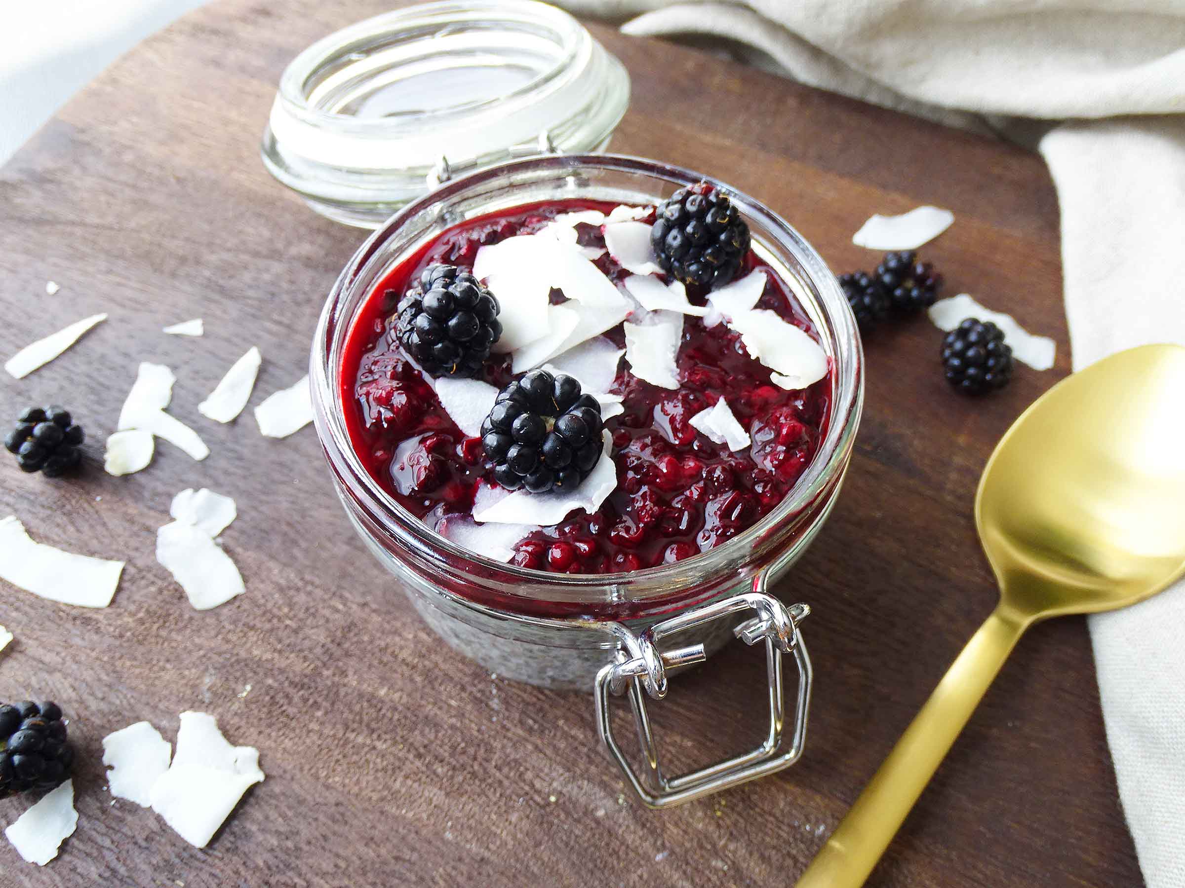Blackberry Chia Pudding