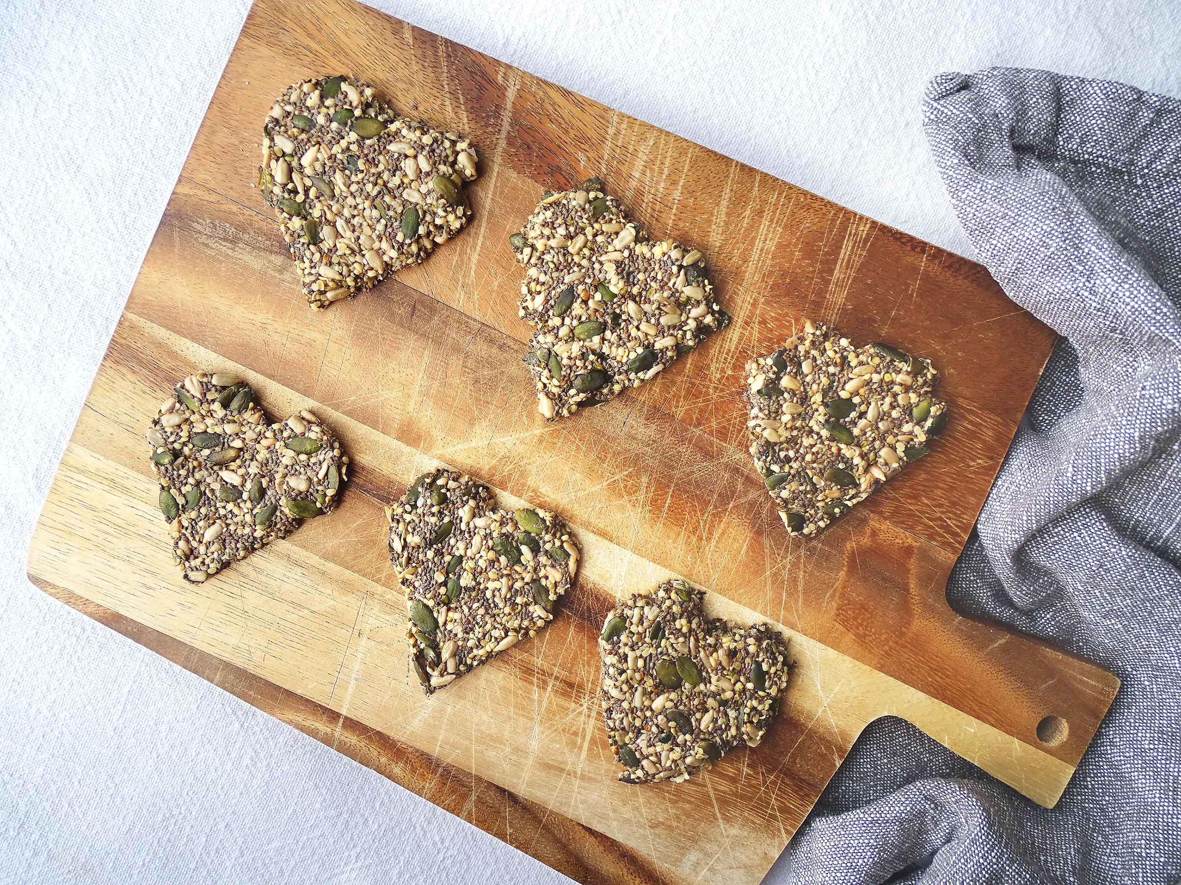 Oil Free Seed Crackers