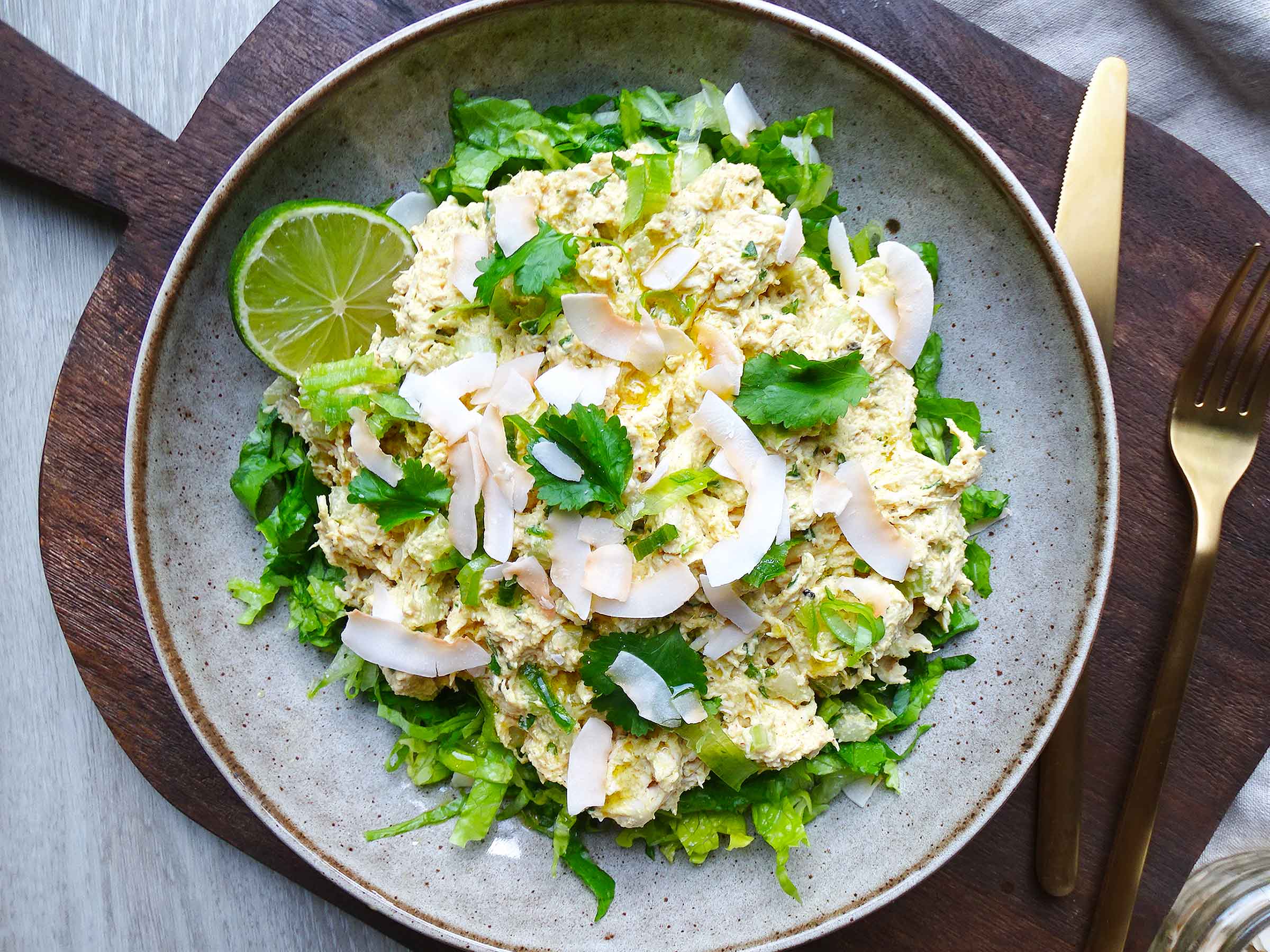 Dairy Free Curried Chicken Salad