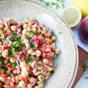 Healthy Chickpea Salad Recipe