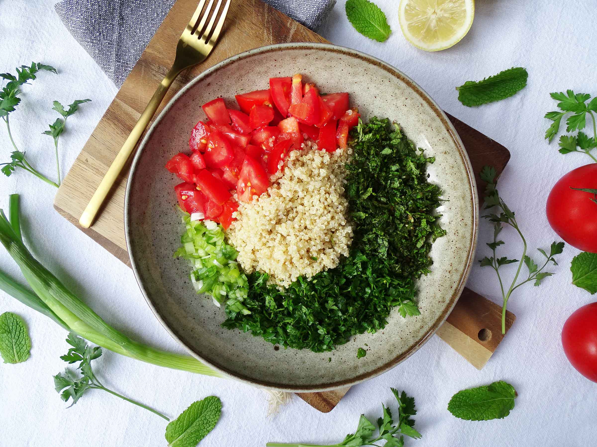 Quinoa Tabbouleh Salad Recipe