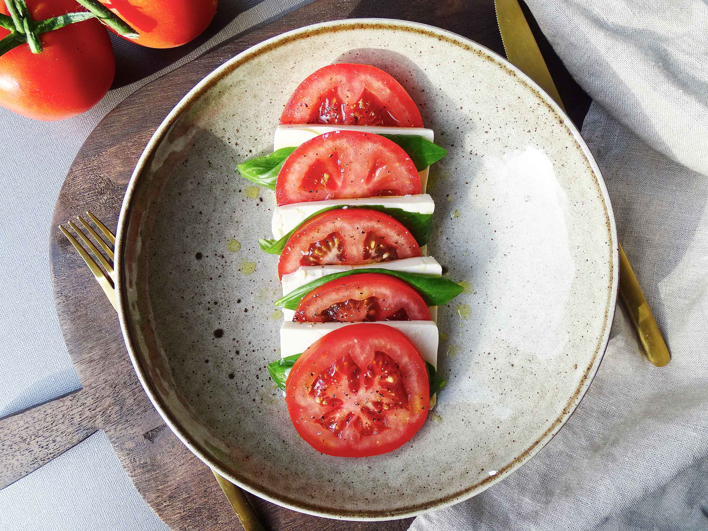 Dairy Free Caprese Salad
