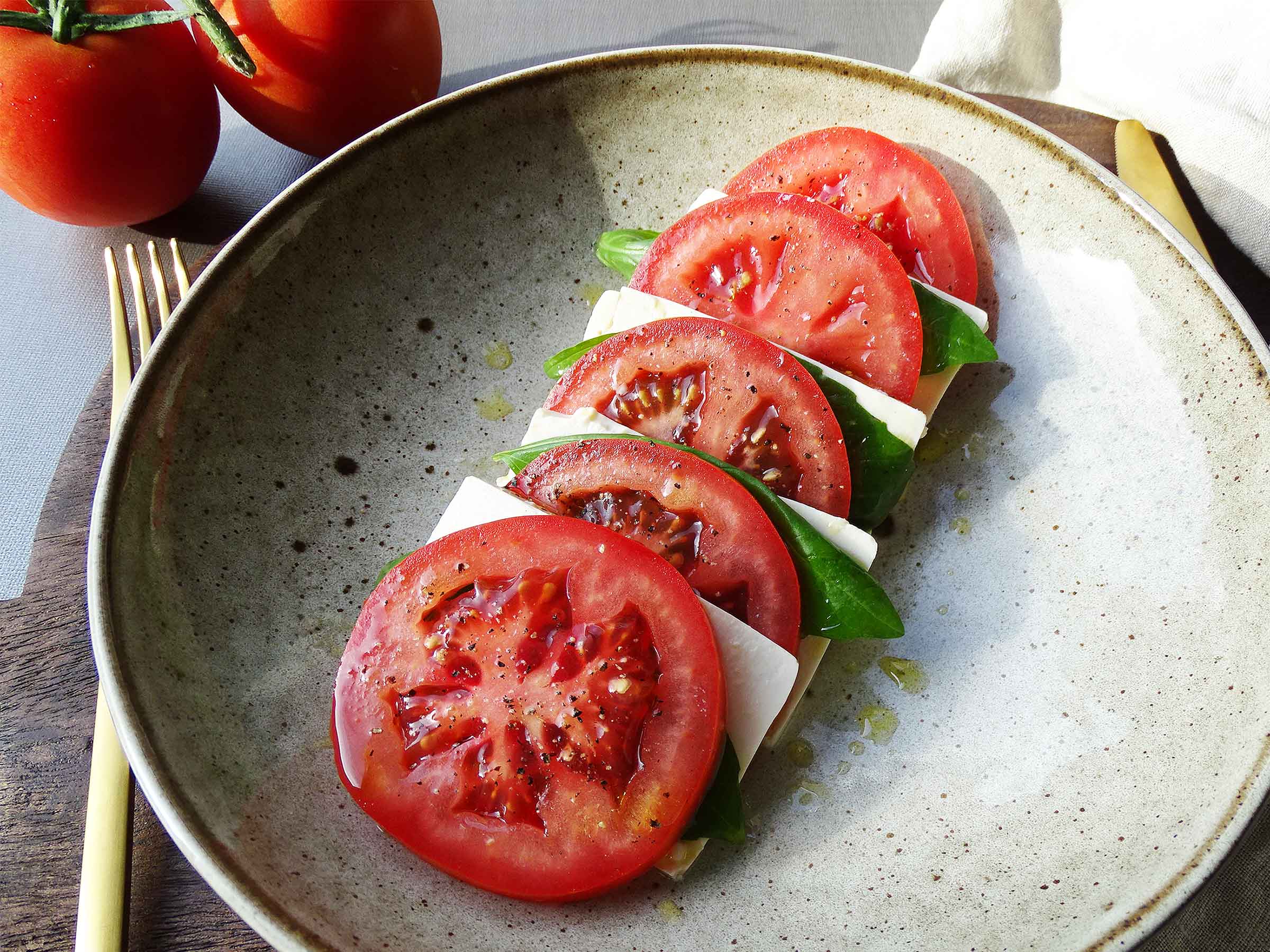 Vegan Caprese Salad