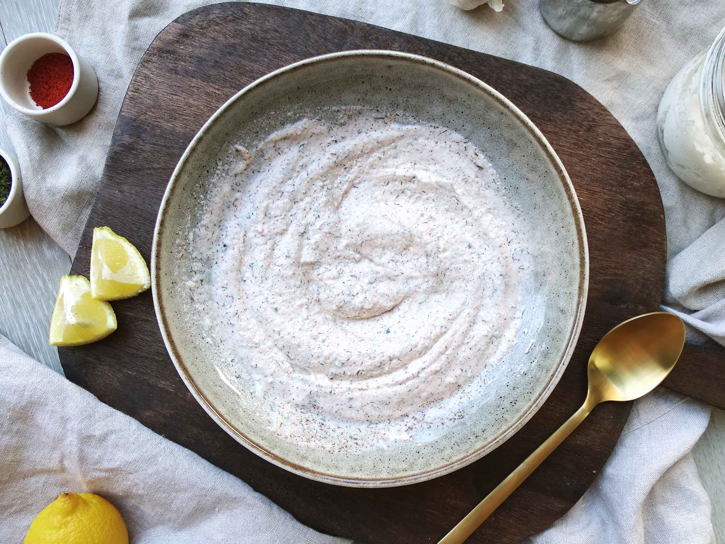 Healthy Ranch Dressing No Dairy