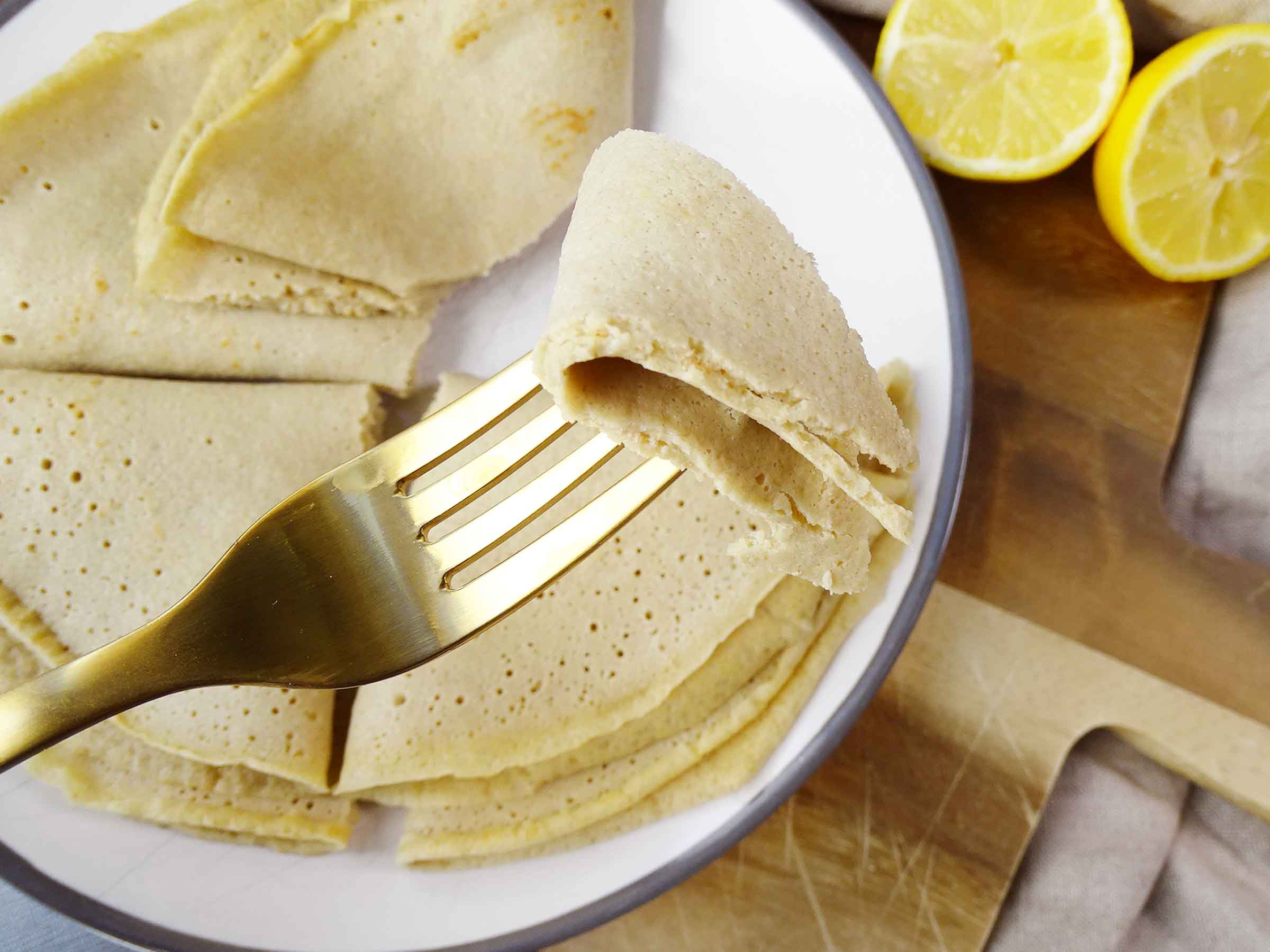 Quinoa crรชpes gluten free