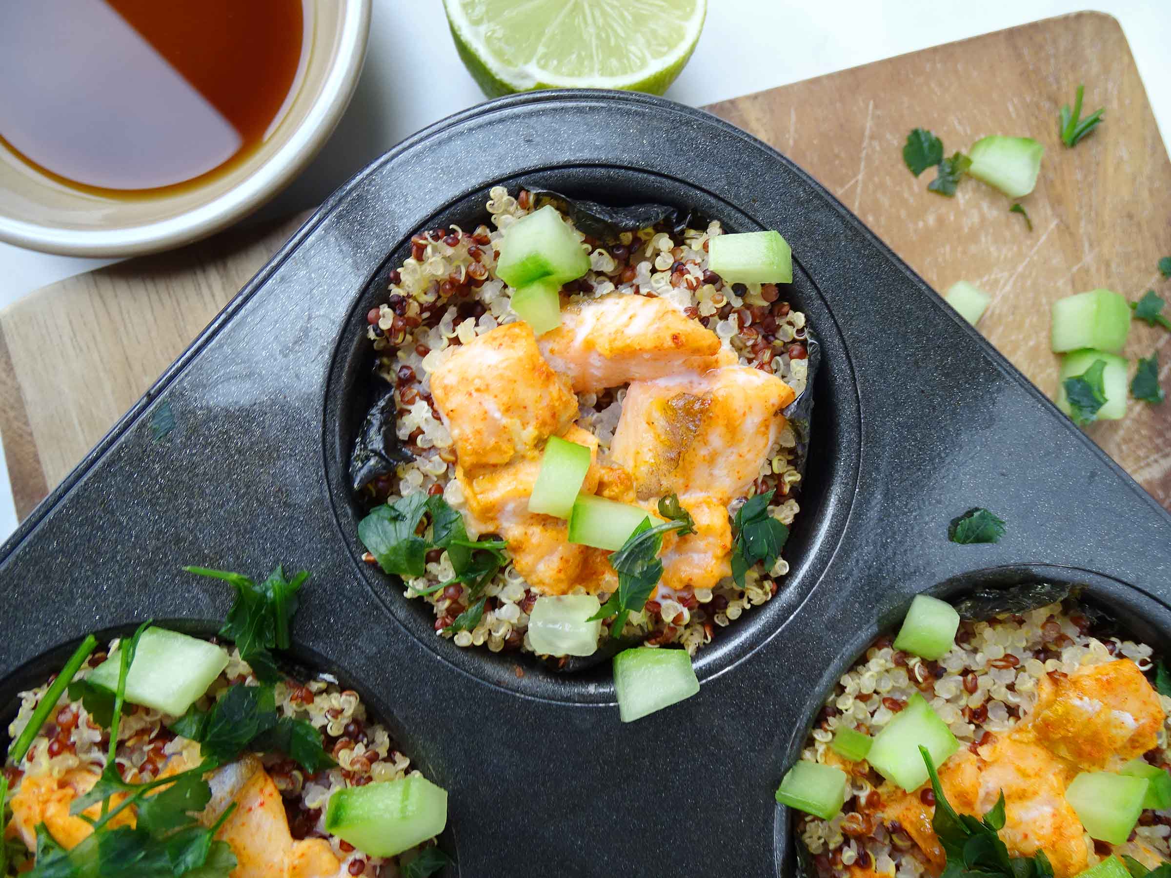quinoa sushi bites healthy