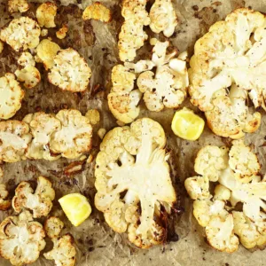 Lemon Cauliflower Steaks