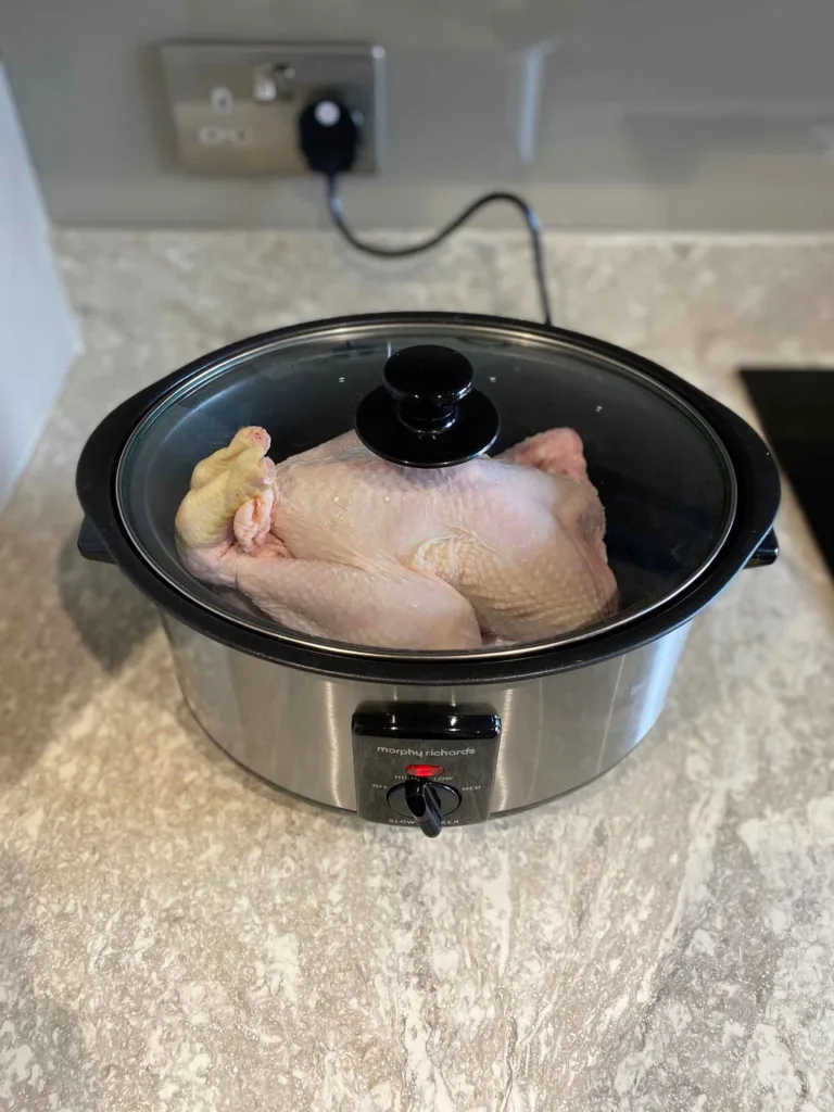 slow cooker whole chicken