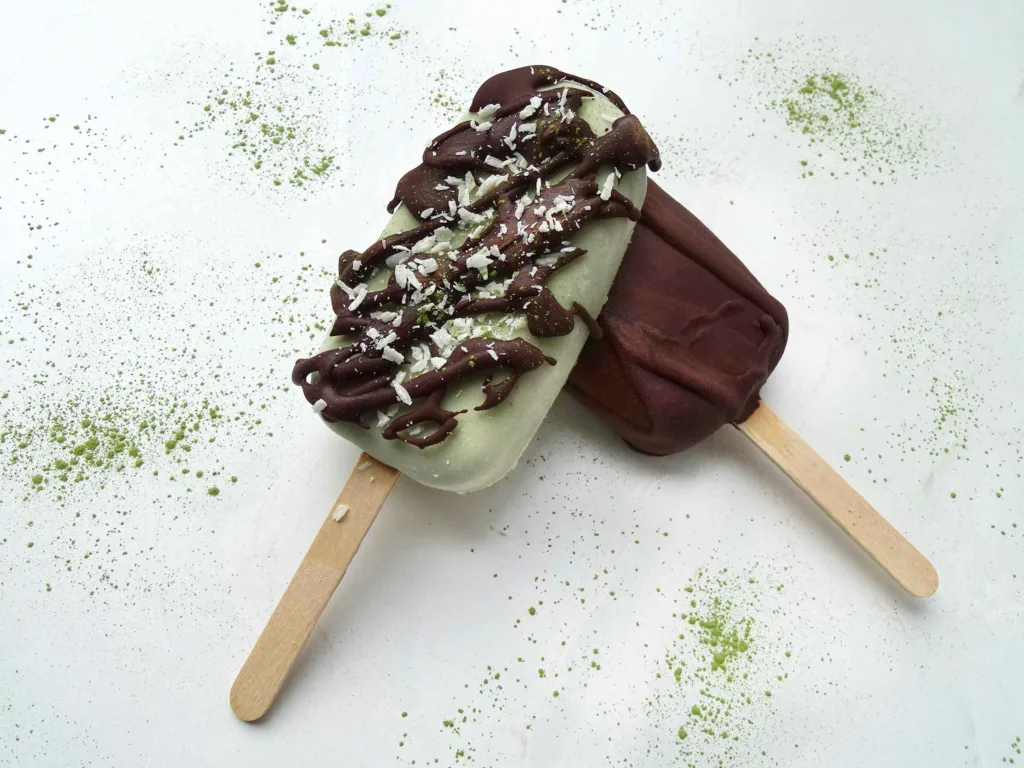 Matcha ice cream lollies candida diet
