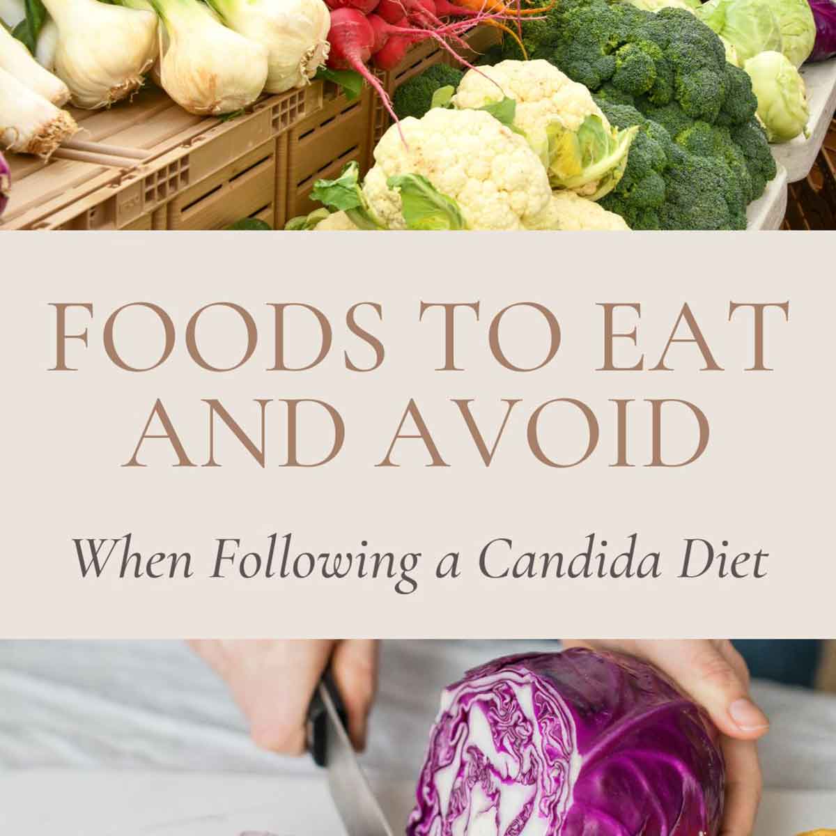 Foods to Eat and Avoid Candida Diet