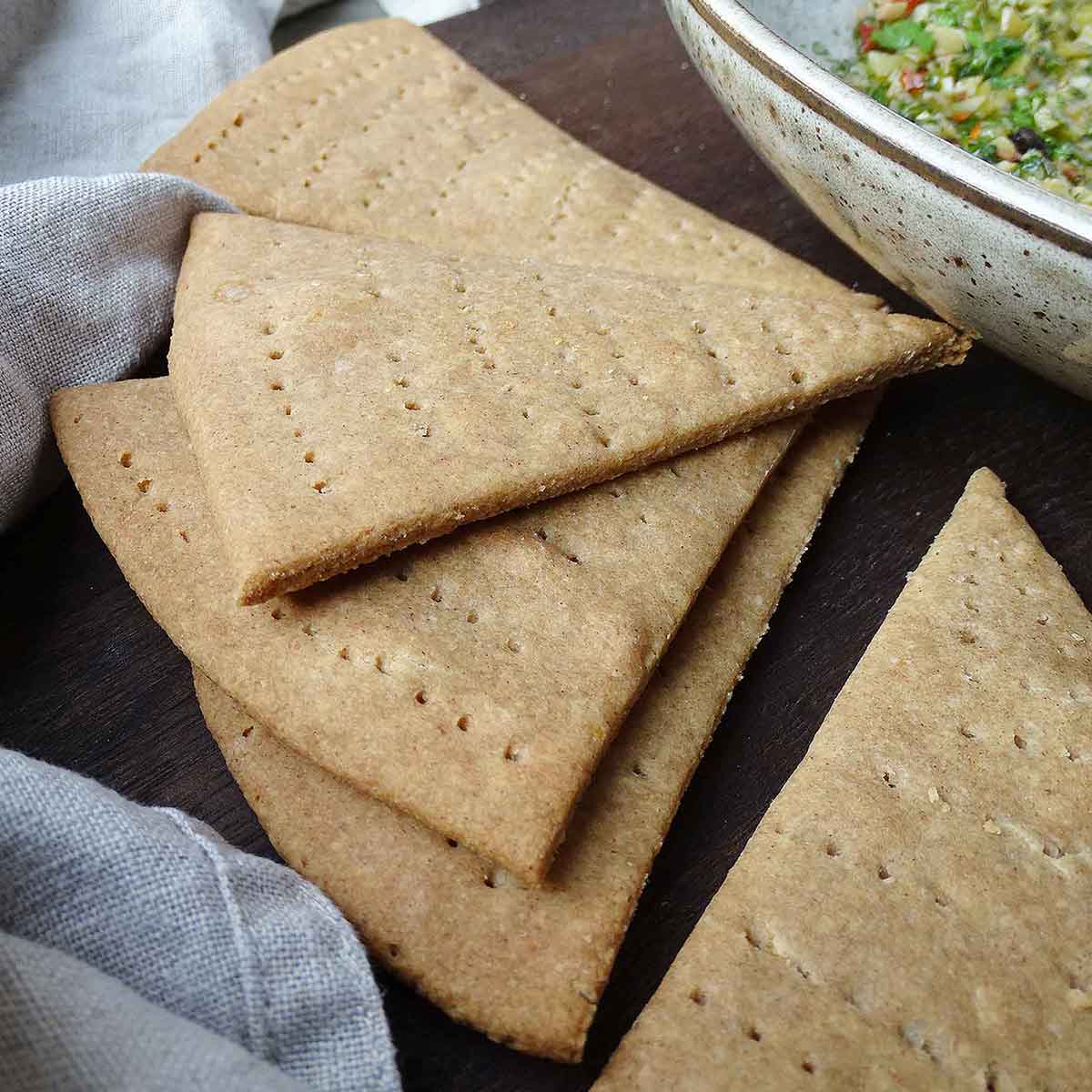 Gluten Free Buckwheat Crackers
