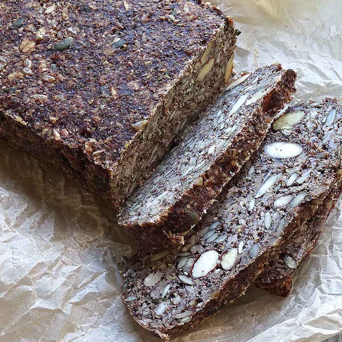 Candida Diet Gluten Free Nut and Seed Bread