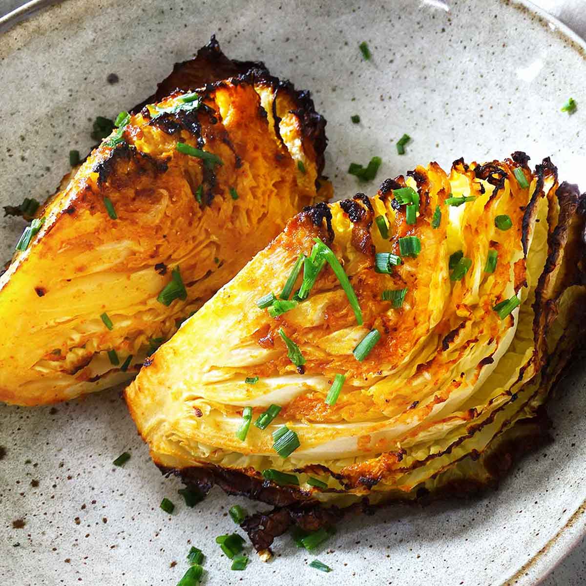 Easy Paprika Roasted Cabbage Wedges