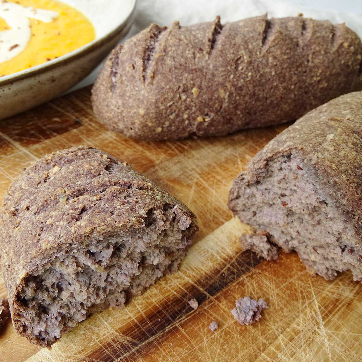 Candida Diet Bread Recipe - Baguette