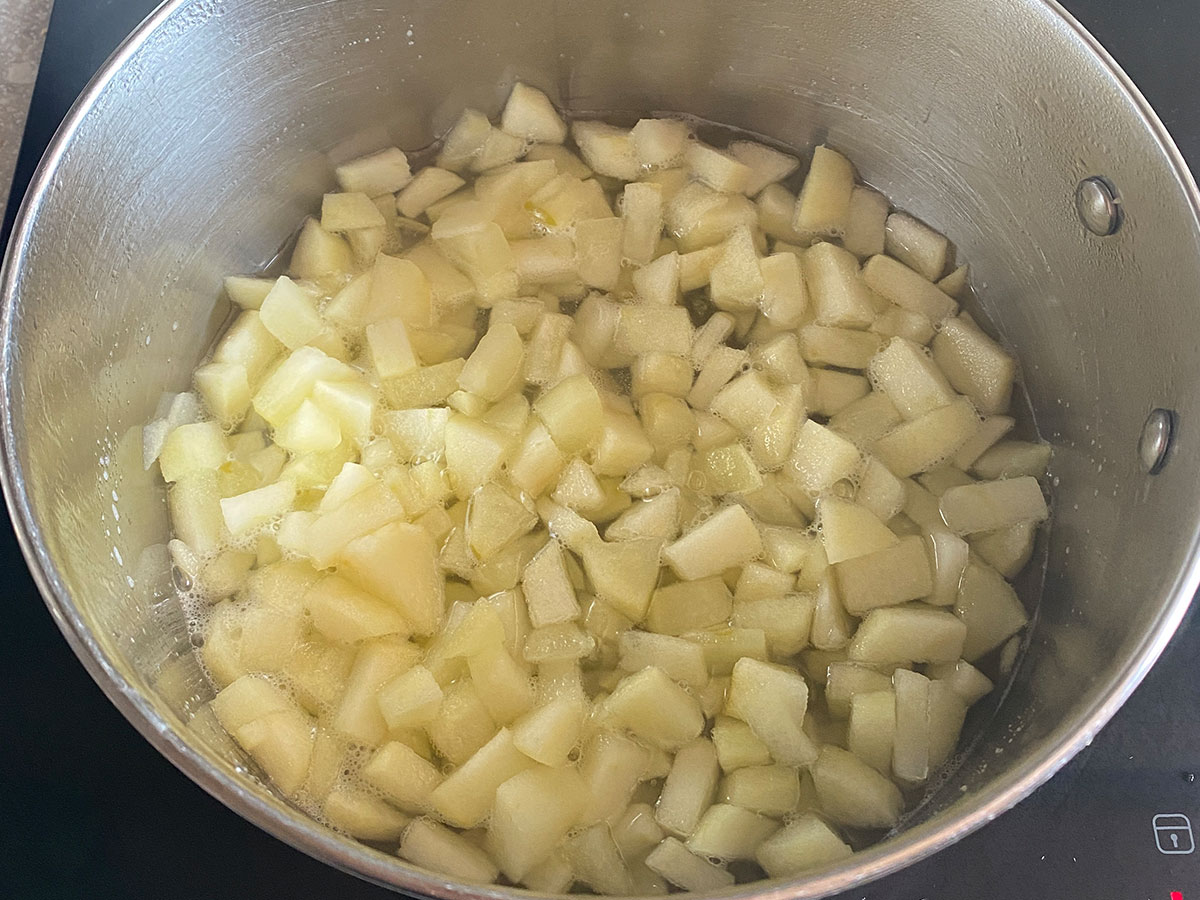 Method Step 1 - Sugar Free Applesauce