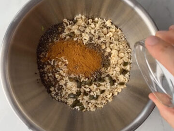 Step 2 Process - Apple and Cinnamon Overnight Oats