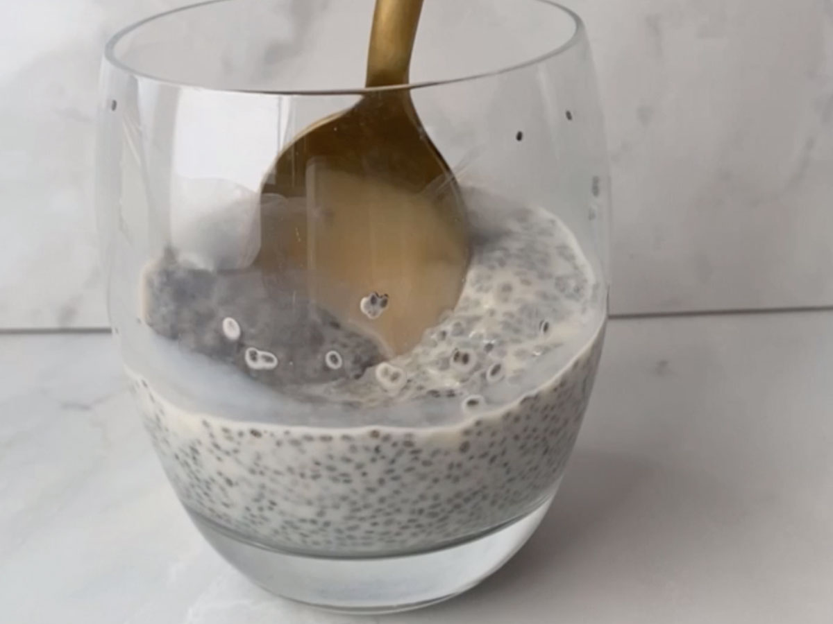 Step 3 Process Blueberry Chia Pudding