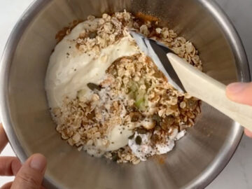 Step 3 Process - Apple and Cinnamon Overnight Oats