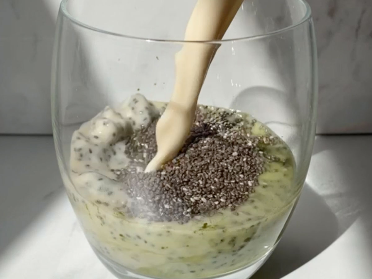 Step 3 Matcha Chia Pudding Recipe