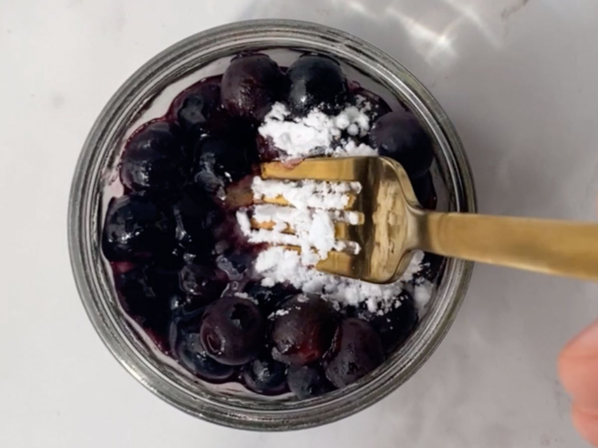 Step 4 Process Blueberry Chia Pudding