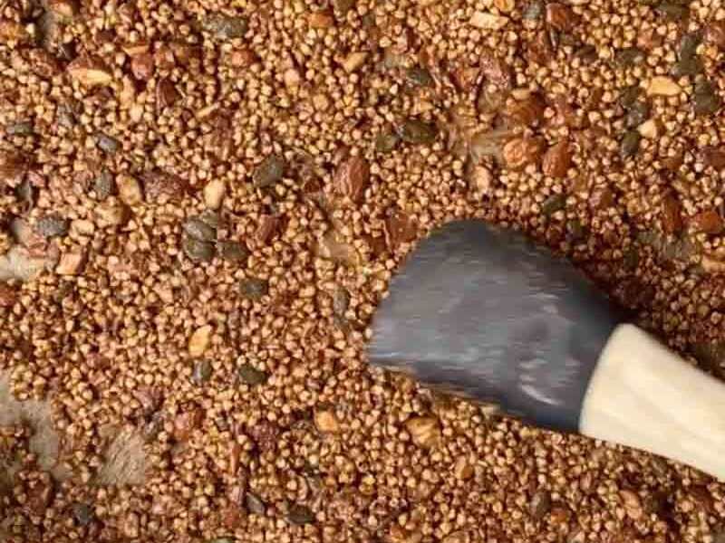 Chocolate and Buckwheat Gluten Free Granola - Step by step Process 4