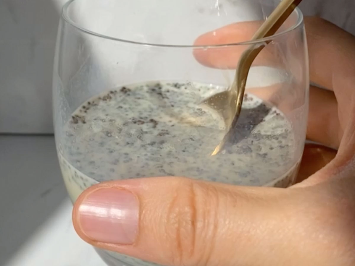 Step 4 Matcha Chia Pudding Recipe