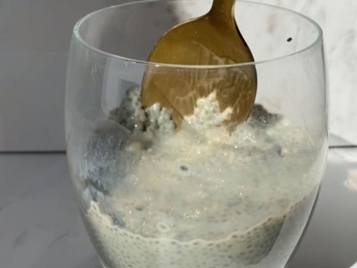 Step 5 Matcha Chia Pudding Recipe