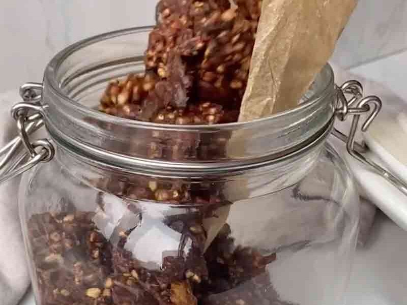 Chocolate and Buckwheat Gluten Free Granola - Step by step Process 6