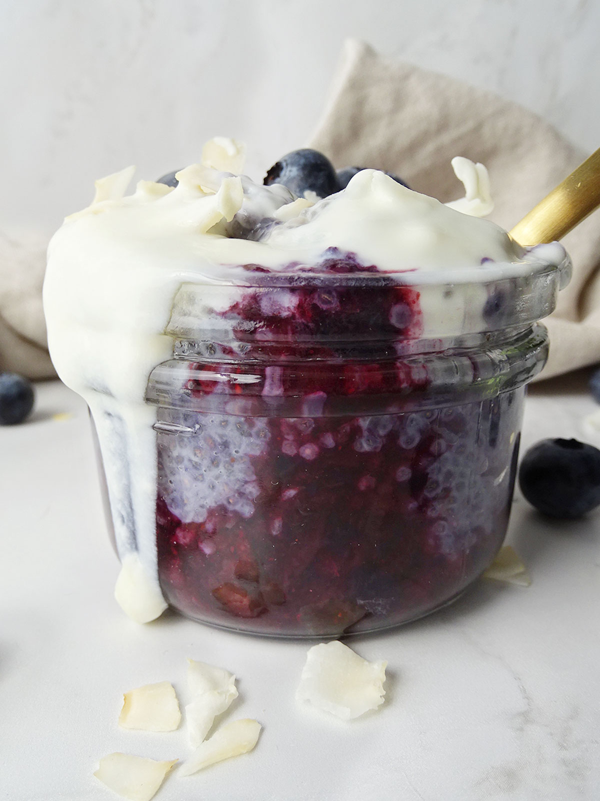 Blueberry Chia Pudding Keto