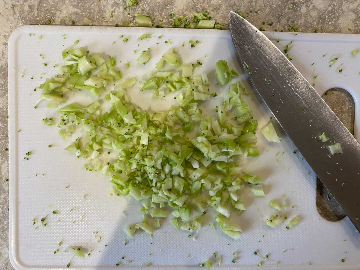 Broccoli Crunch Salad Process - Step 2