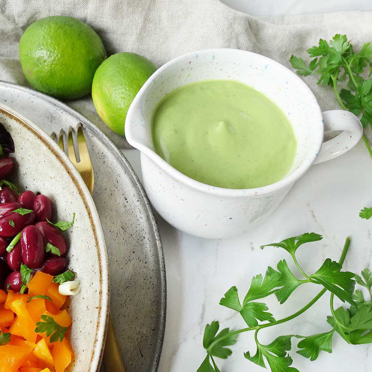 Avocado Lime Ranch Dressing Recipe