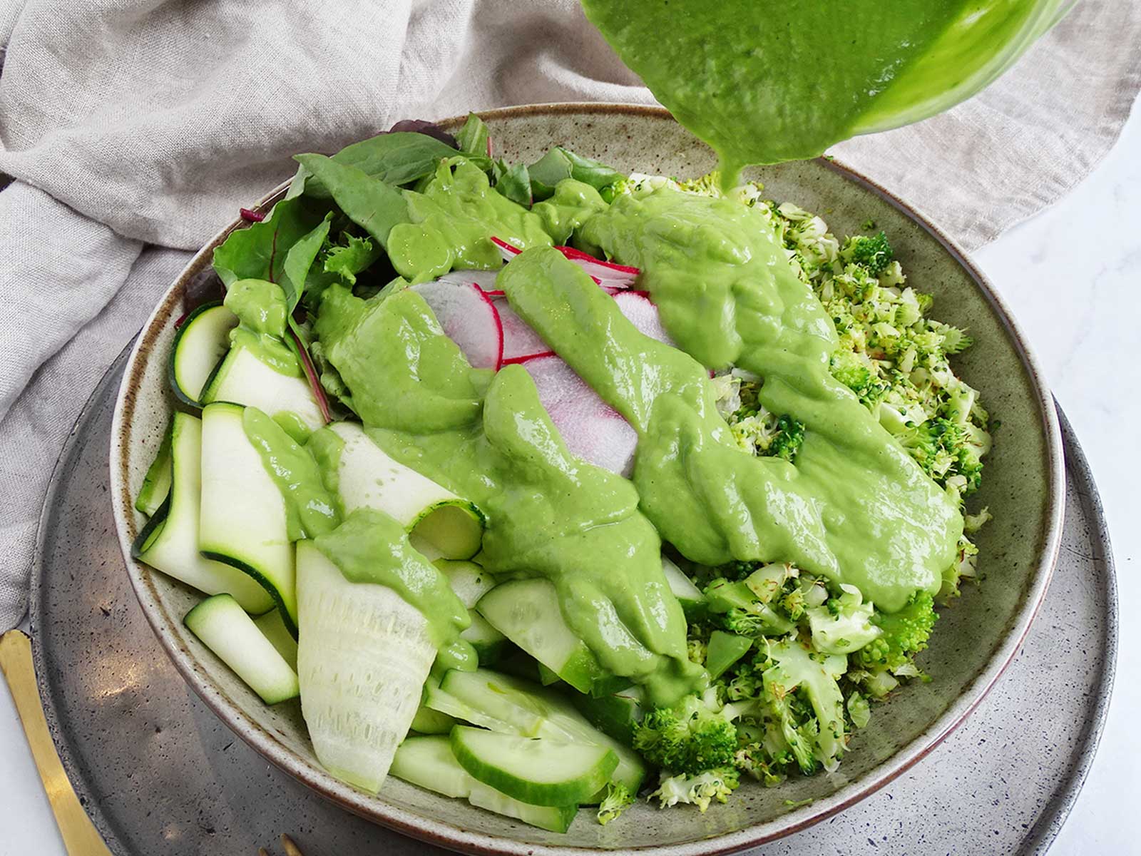 Green Avocado Salad Dressing