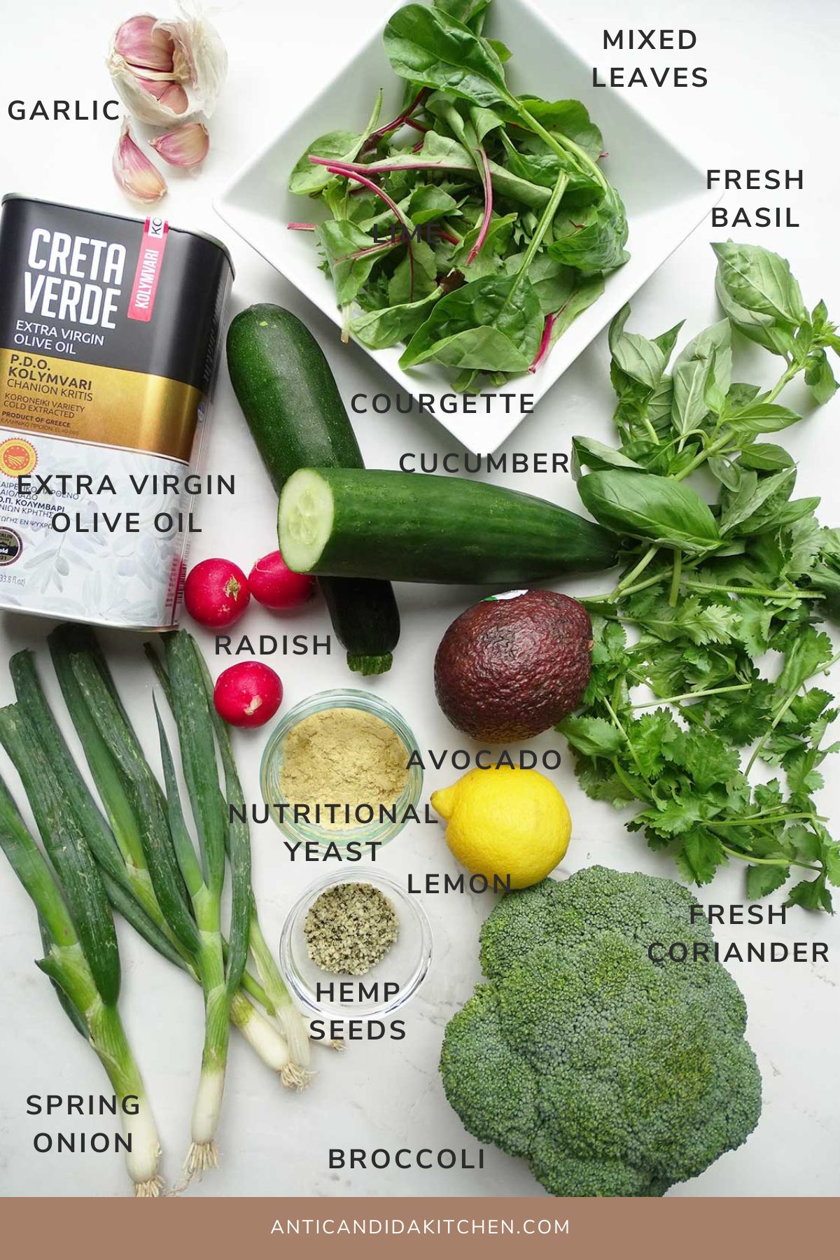 Broccoli Crunch Salad Ingredients