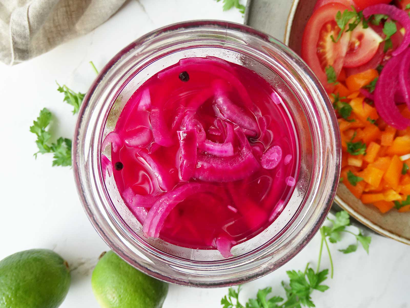 Homemade Red Onion and Lime Pickles Recipe