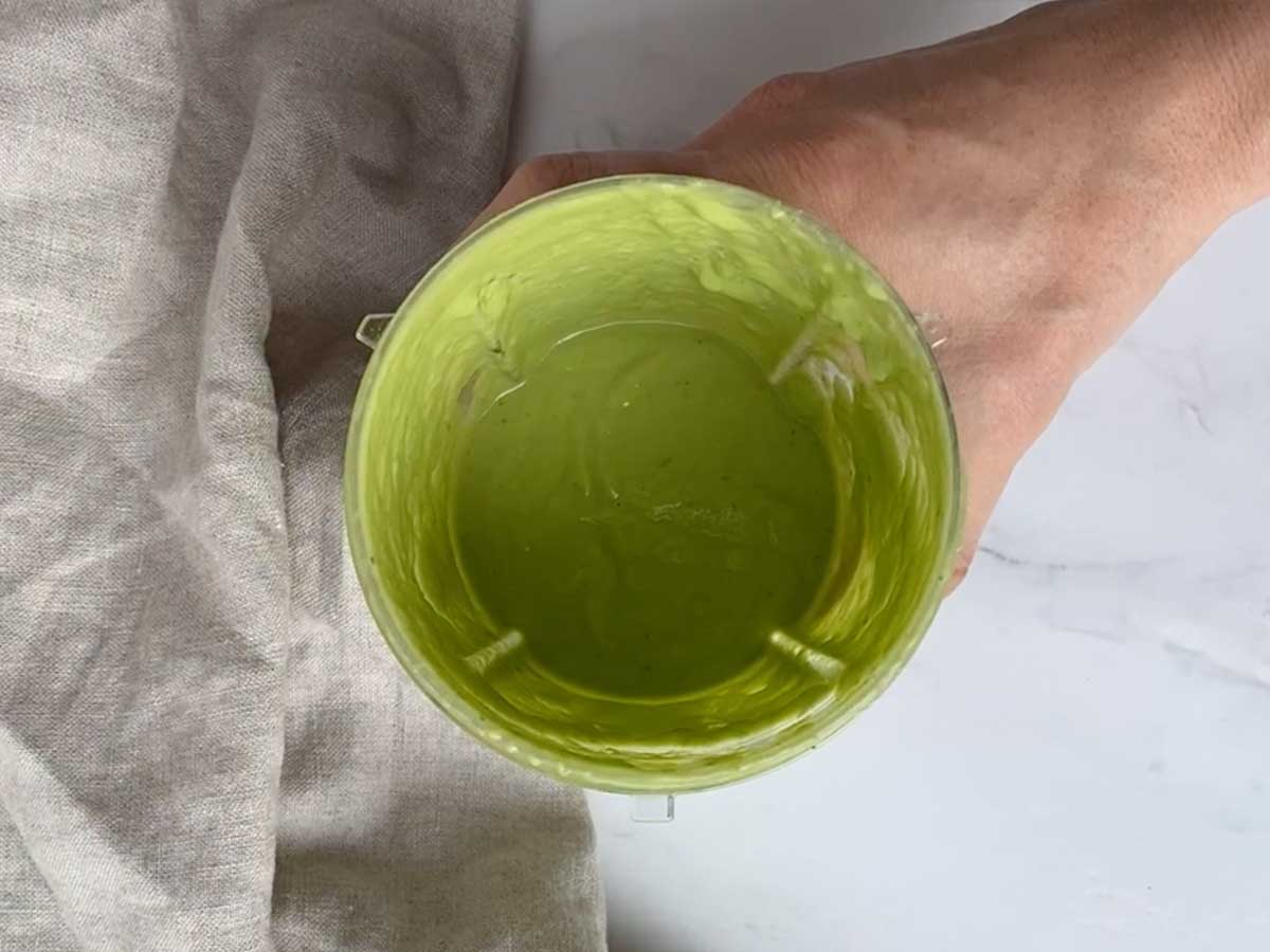 Step 2 Avocado Lime Ranch Dressing Process