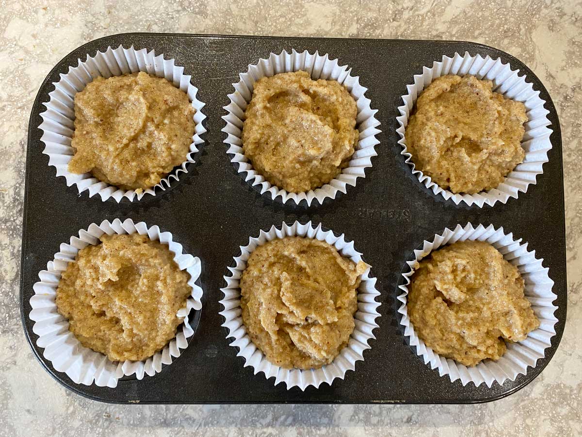 Step 6 - Almond Flour Pumpkin Muffins