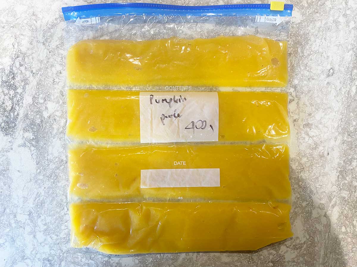 Step 12 - Homemade Unsweetened Pumpkin Puree