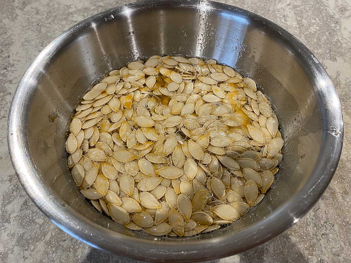 Step 3 - How to Prepare Roasted Pumpkin Seeds