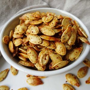 Roasted Jack O Lantern Pumpkin Seeds