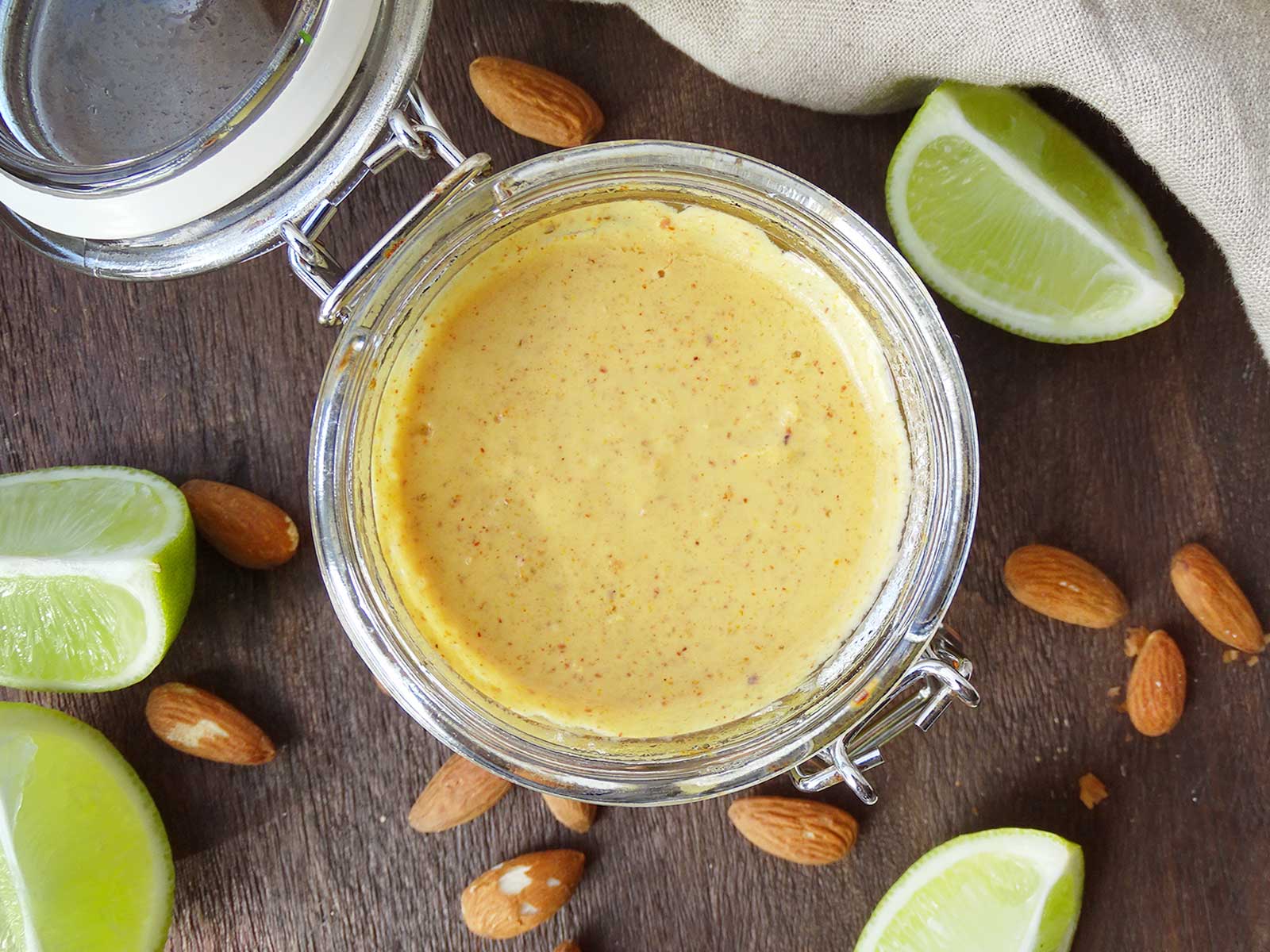 Almond Satay Sauce Recipe - No Peanuts
