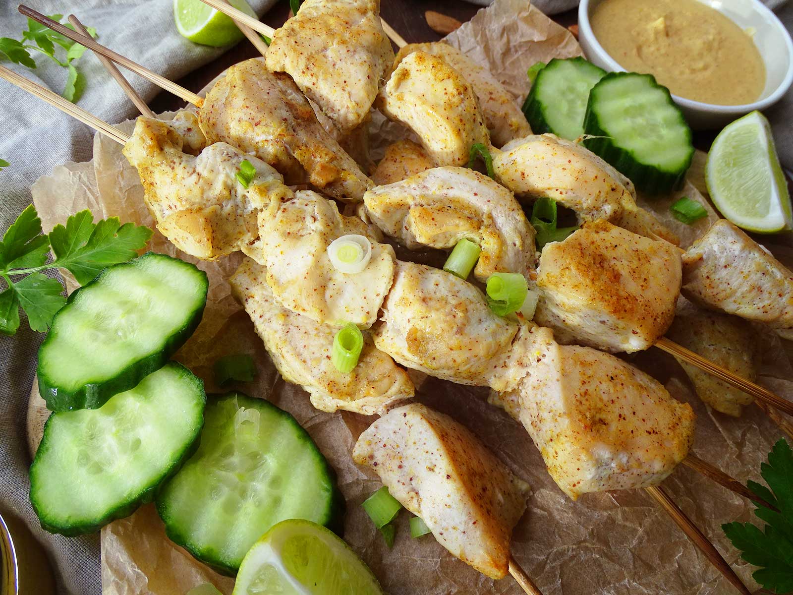 Almond Satay Chicken Recipe