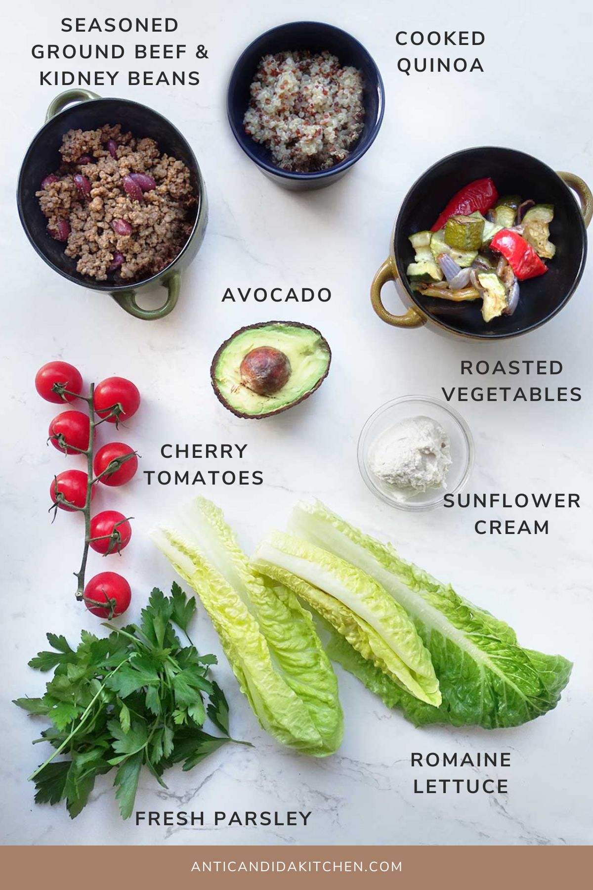 Mexican Nourish Bowl Recipe Ingredients
