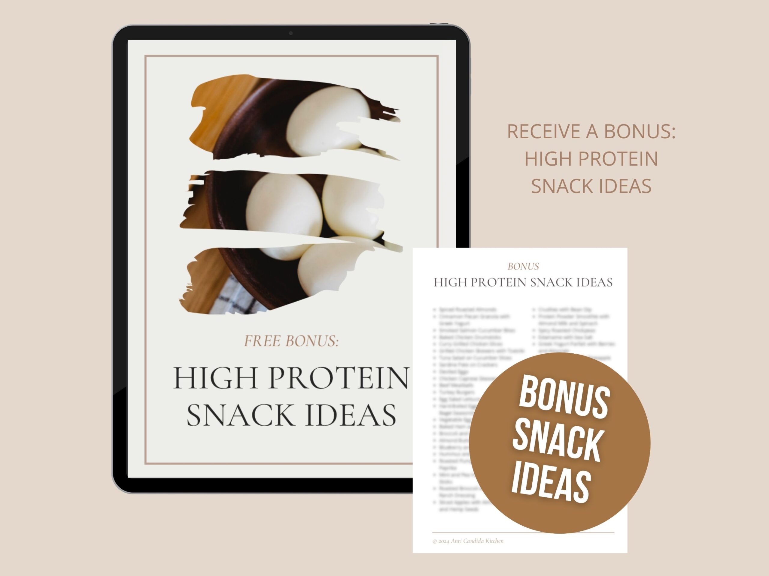 High Protein Foods Chart Bonus