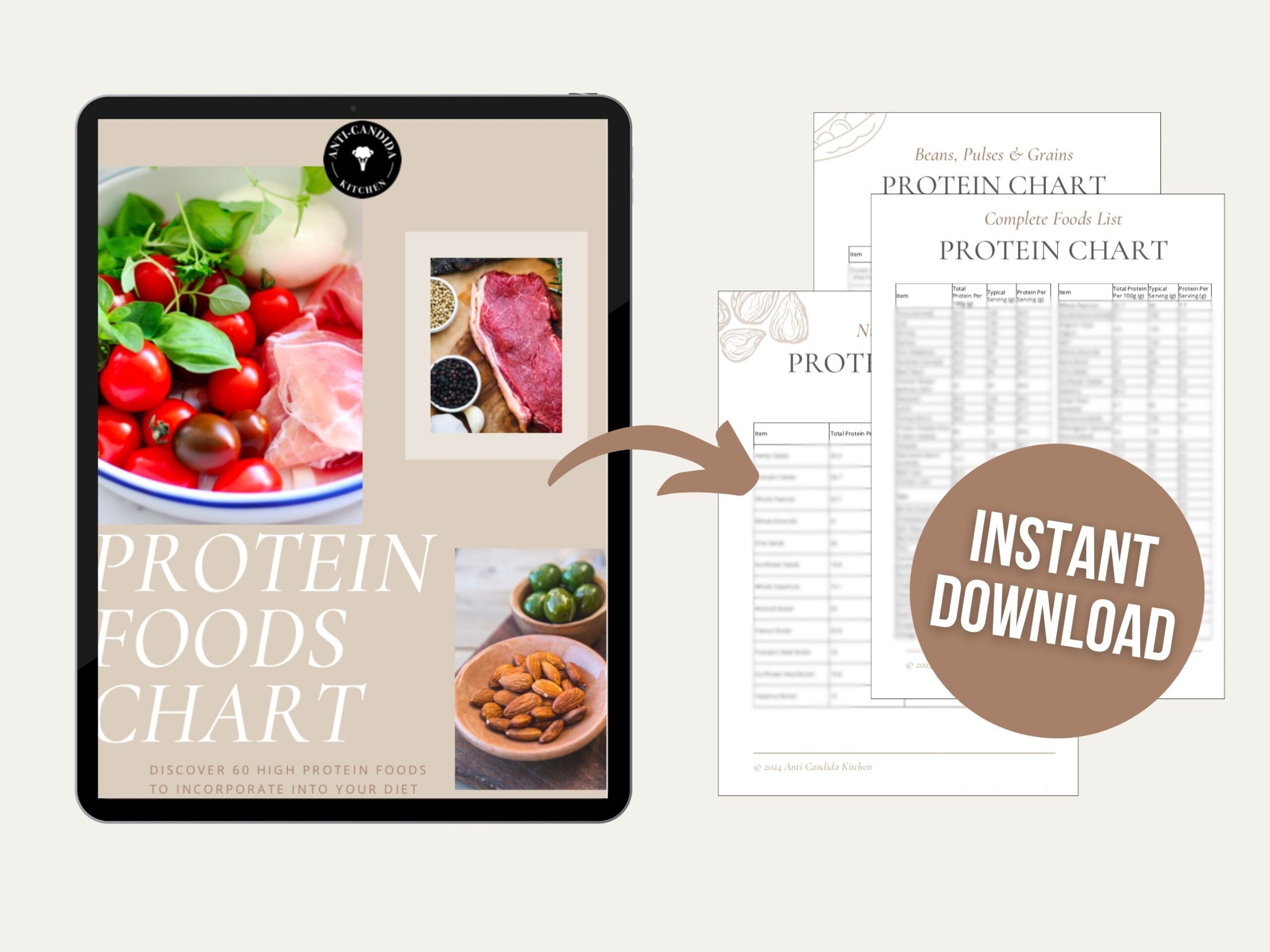 High Protein Foods Chart