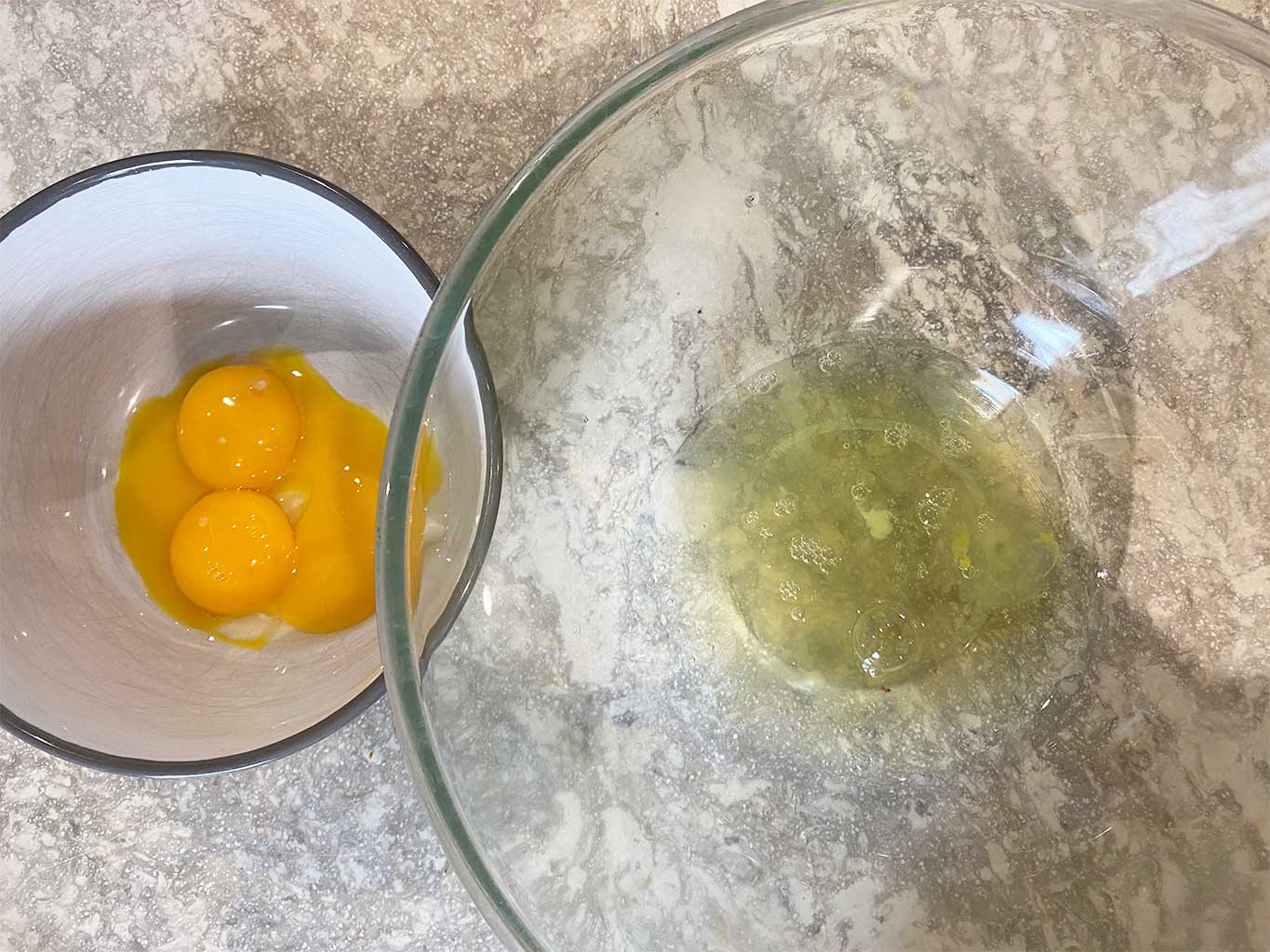 Step 1 Instructions - How to Make Hummus Cloud Bread