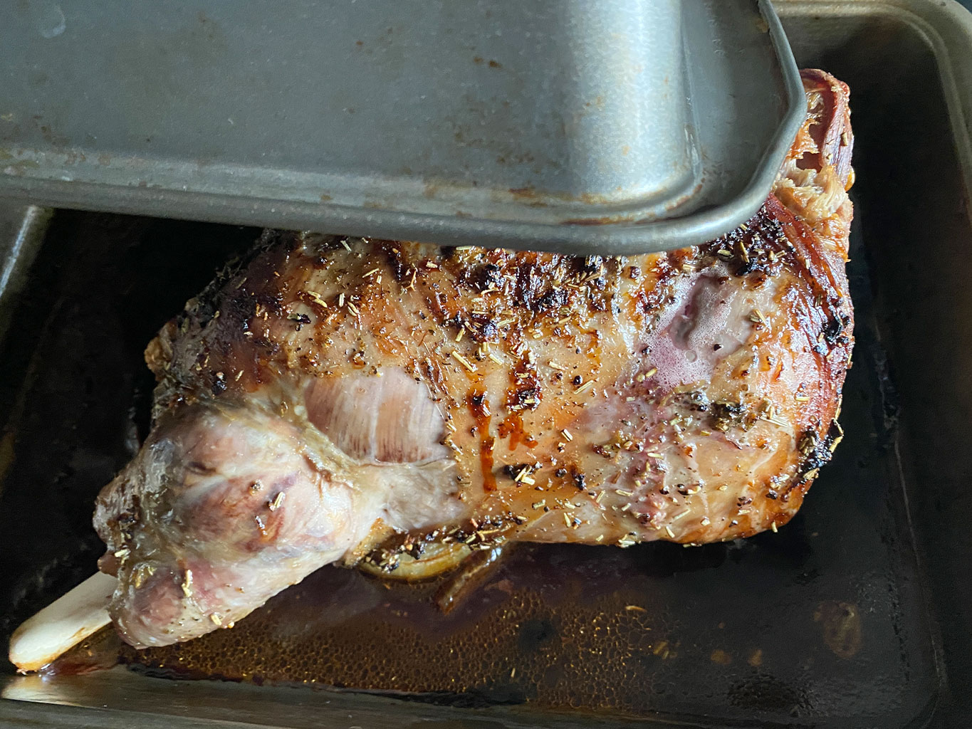 Step 6 Instructions - Easy Lemon and Herb Roast Lamb Leg