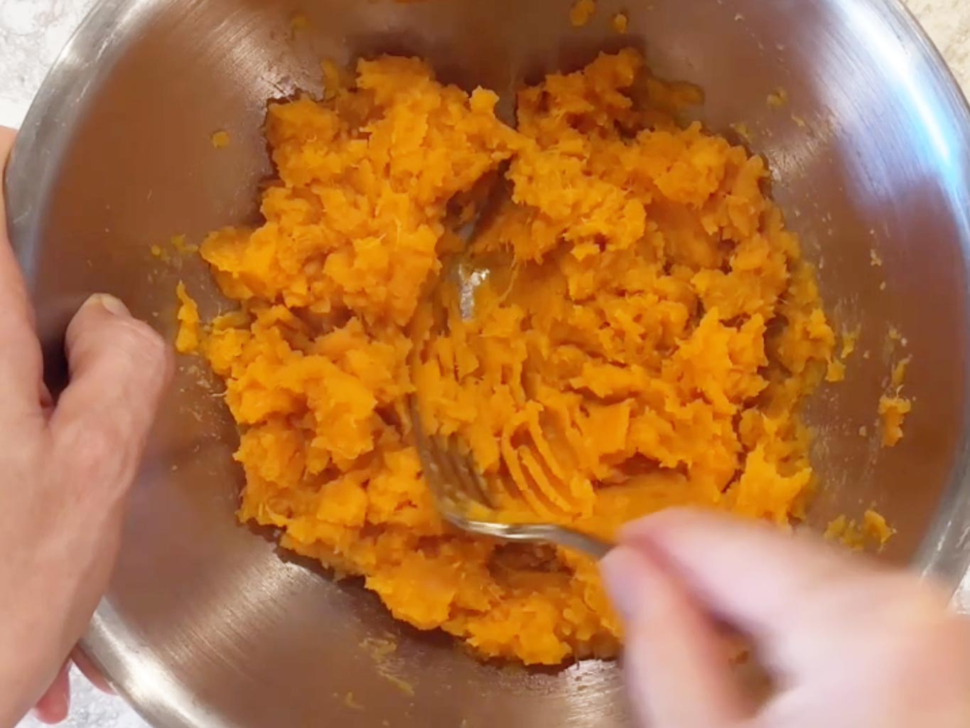Step 2 - How to make chocolate sweet potato brownies