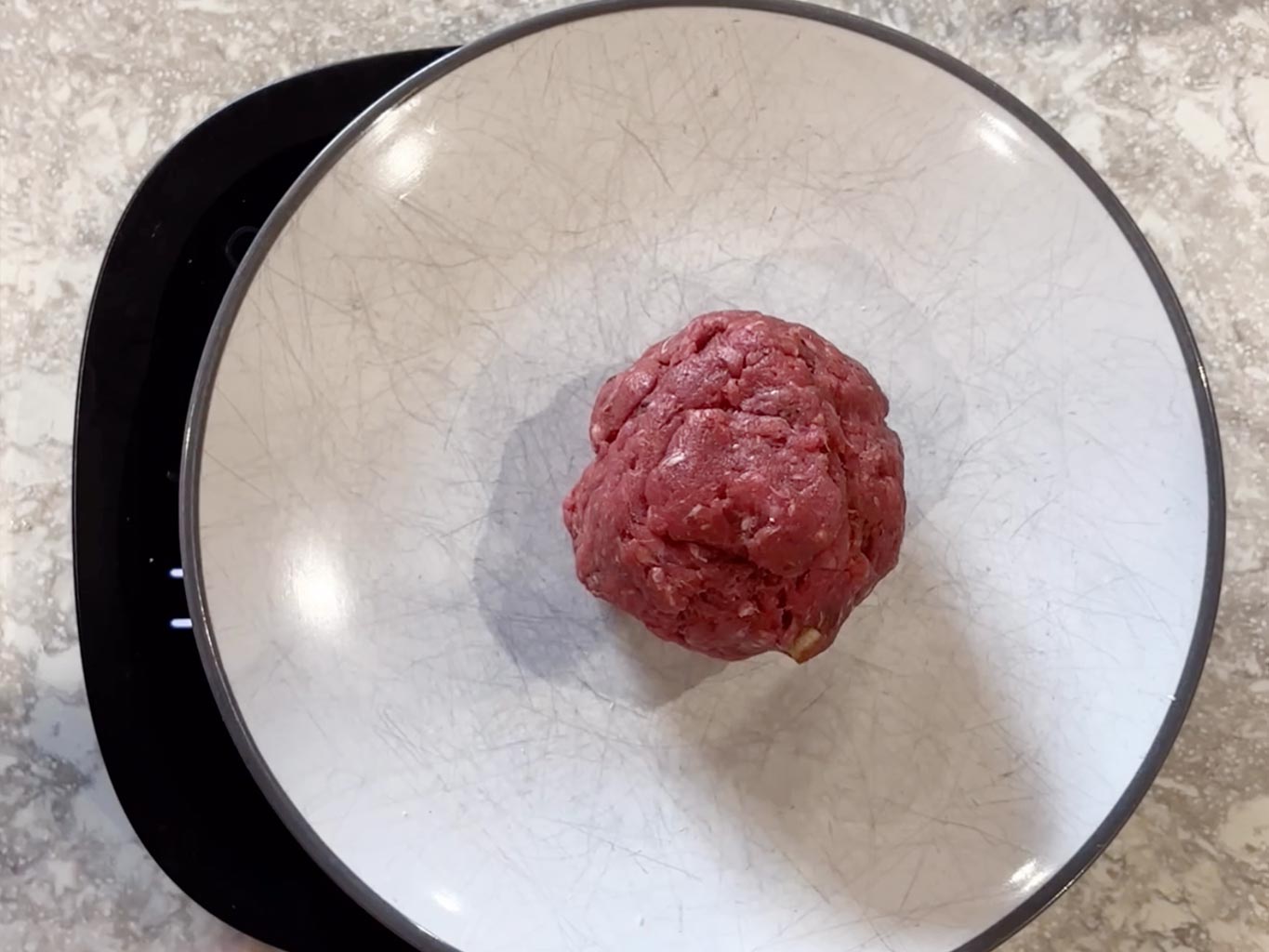Step 1 - Shape beef mixture into equal portions
