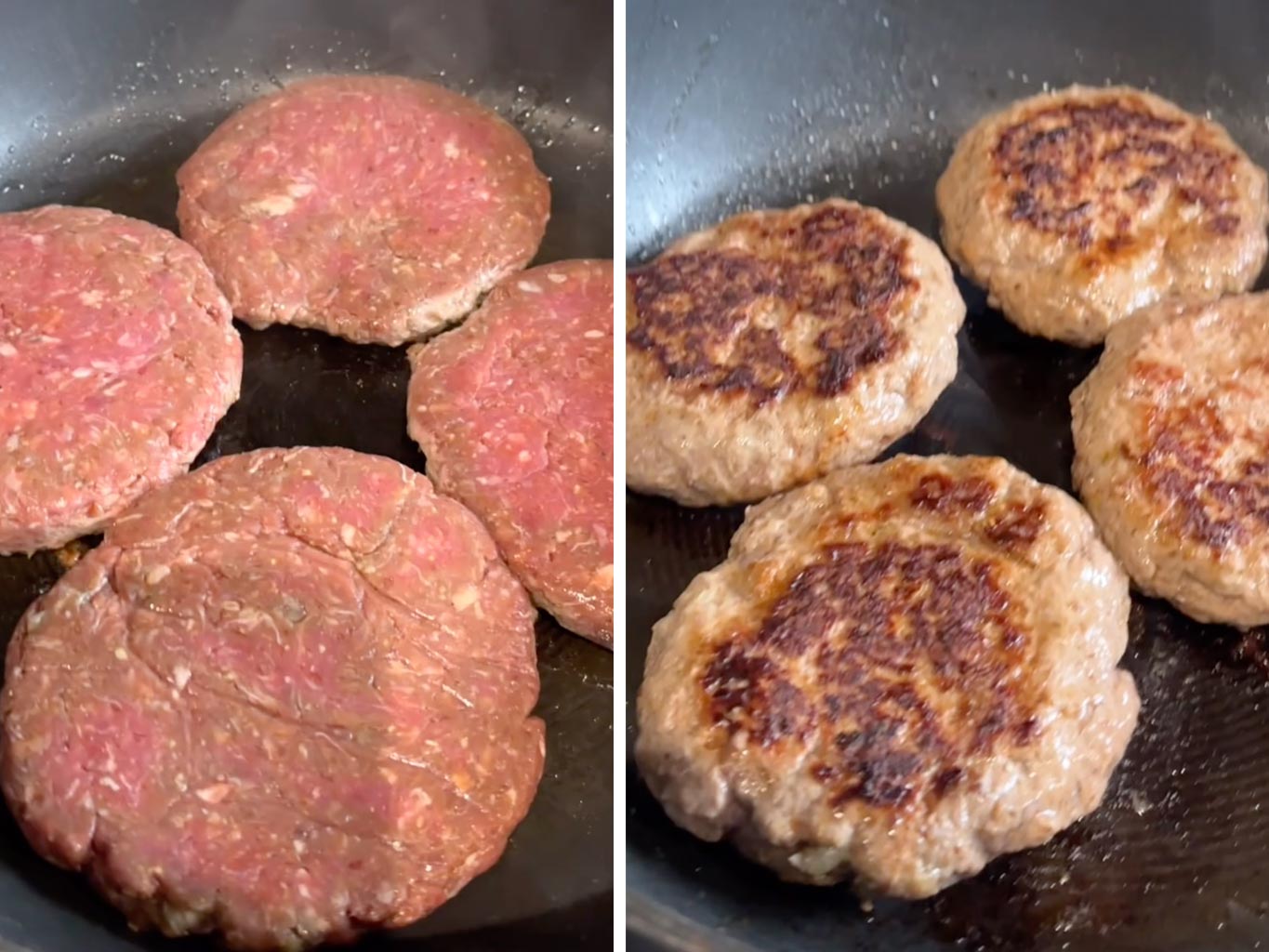 Step 4 - Fry the patties in coconut oil on a medium-high heat